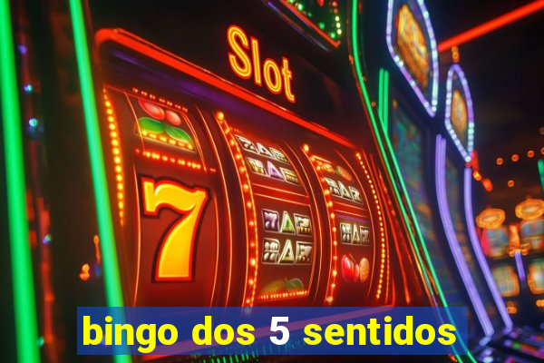 bingo dos 5 sentidos